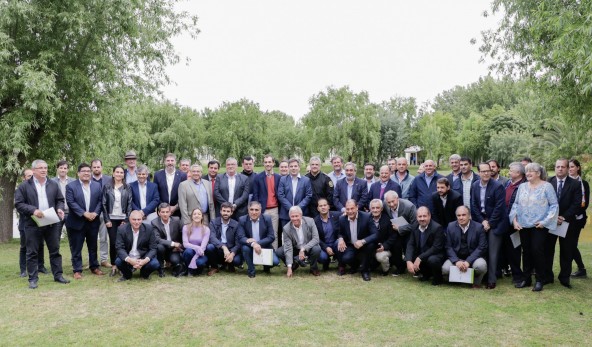 El ministro de Seguridad bonaerense, Cristian Ritondo, presidió en Junín la reunión del Consejo Regional de Seguridad Publica.