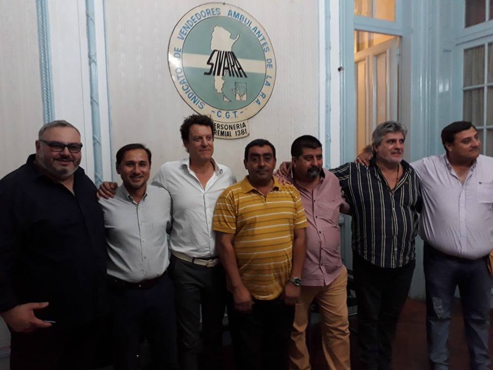 Se llevó a cabo este miércoles 11 de abril, en Capital Federal, en la sede del Sindicato de Vendedores Ambulantes de la República Argentina (SIVARA), con la participación de Hugo Romagnoli representante de UOCRA y las 62 Organizaciones, con el doctor Idelmar Seillant, secretario general de la Federación de APIOMA y titular de SUPTTIOMA, con Miguel Alfonso titular de las Cooperativas de Reciclaje de la provincia de Buenos Aires y secretarios de varios sindicatos pertenecientes a la 62 Organizaciones.