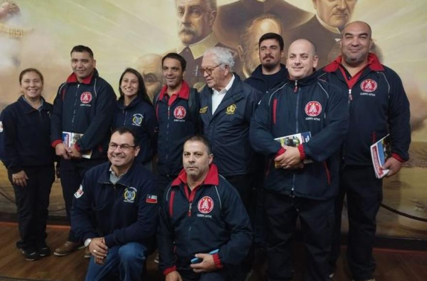 Los bomberos rojenses continúan su capacitación en Chile