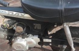 La Policía Comunal recuperó rápidamente una moto robada