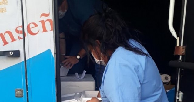 SUTEBA Rojas recibió dosis de la vacuna antigripal para sus mayores de 65 años