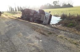 Otro accidente en la Ruta 188: Volcaron dos camiones cerca del peaje de Junín