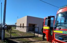 Bomberos controlaron principio de incendio en una vivienda de Boulevard Larrea