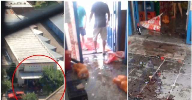 Violento saqueo a un supermercado de Pergamino: temen por una ola de robos