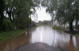 Barrio Santa Rita está sufriendo la intensa lluvia