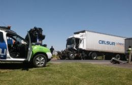 Violento choque de camiones en la Ruta 31