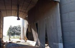 Explosión de gran magnitud en una planta cerealera en La Angelita