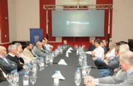 El ministro Lacunza se reunió con empresarios rojenses