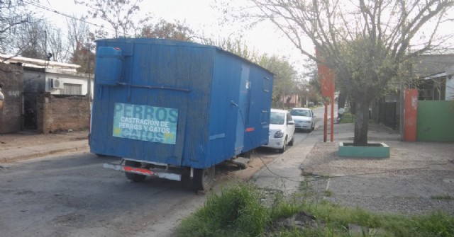 La Cabina de Zoonosis Municipal está atendiendo en la salita de Barrio Santa Teresa
