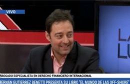 El jurista rojense Hernán Gutiérrez Benetti en el programa televisivo "La Lupa"