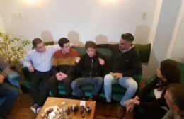 Kicillof visitó Rojas y se reunió con los tres precandidatos del Frente de Todos