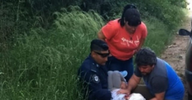 El Policía rojense Luis Lotto y su compañero reanimaron a una nena de 3 años