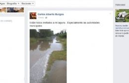 Vecinos del barrio Progreso le agradecen a Rossi la vuelta de las inundaciones