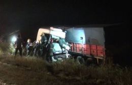 Accidente entre dos camiones en la Ruta 31