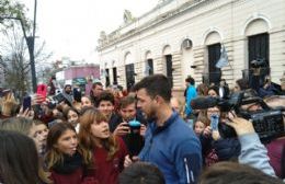 El eclipse solar del 2 de julio motivó la visita a Rojas del periodismo nacional