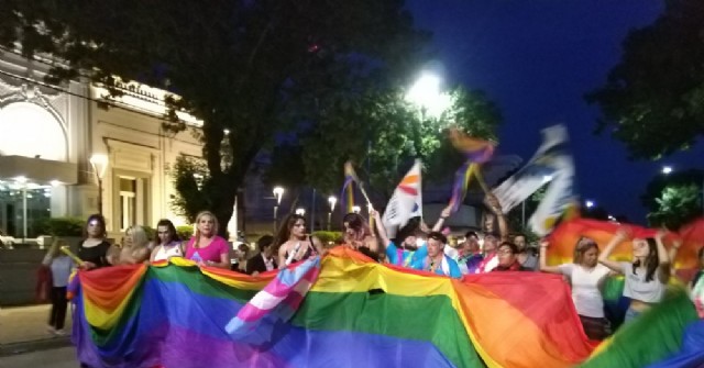 Rojas tuvo su marcha del orgullo LGBTIQ