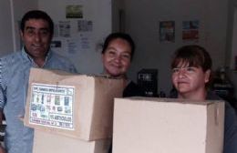 El Sindicato de Empleados Municipales entregó cajas de alimentos y artículos de limpieza a sus afiliados