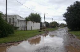Así quedan las calles de Evita, Ramos y Santa Teresa, luego de dos gotas de lluvia