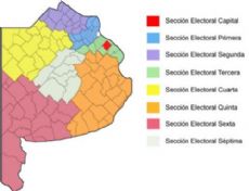 El mapa seccional bonaerense, vital para la distribuci�n de sus representantes.