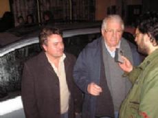 El intendente Norberto Alo� y el primer candidato a concejal Jos� L Boixart.
      
