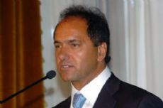 El gobernador bonaerense, Daniel Scioli.