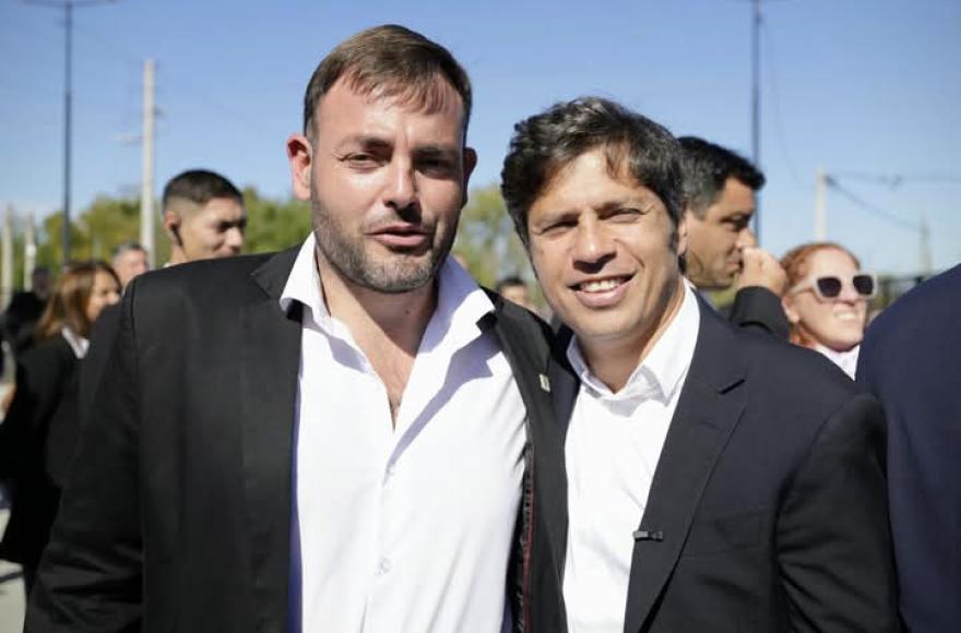Román Bouvier y Axel Kicillof.