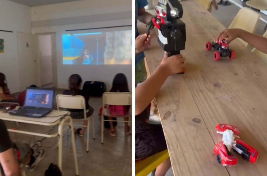 Los talleres se realizan en el Centro Cultural Santa Rita.