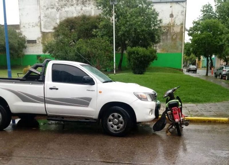 Estacionamiento en un lugar indebido.