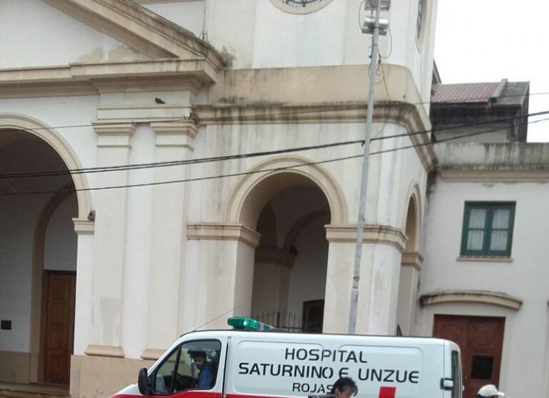 La ambulancia acudió de inmediato al lugar.