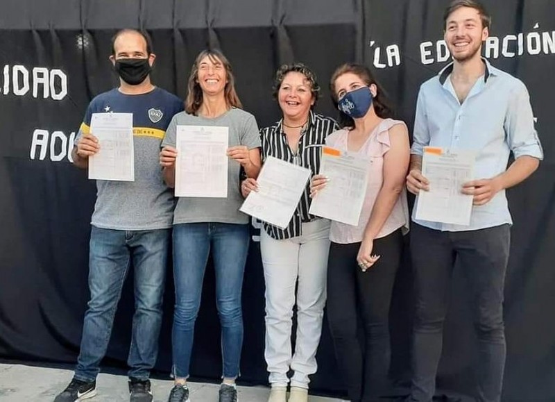 Acto en la Secundaria N° 6.