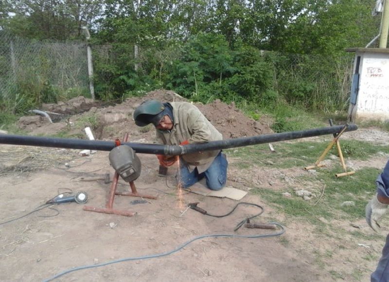 Cuadrilla en acción.