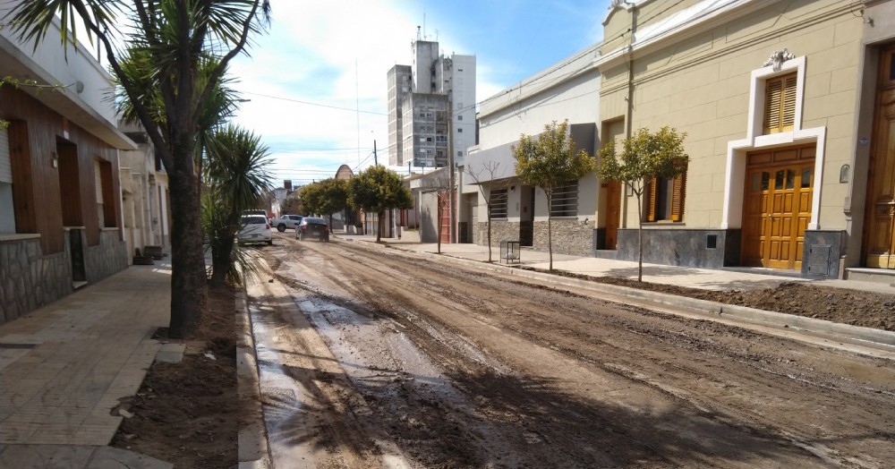 Se trata de las cuadras donde se reconstruyó el cordón cuneta.