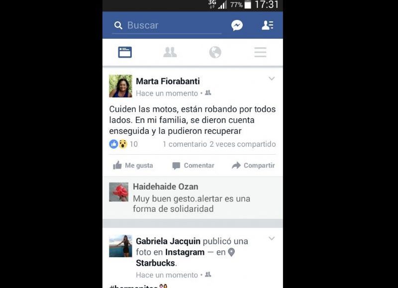 Denuncias que toman estado público a través de las redes sociales.