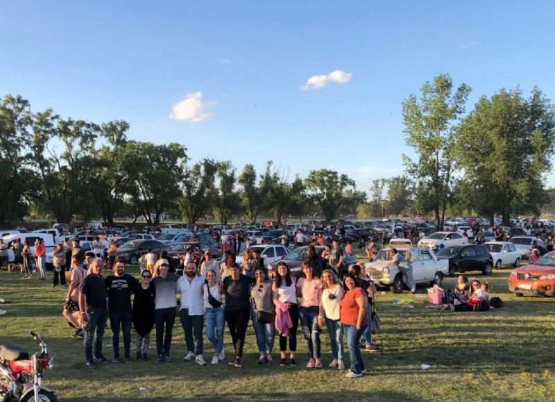 Acto en el Paseo de la Ribera.