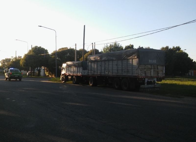 El patrullero pareció no percatarse.