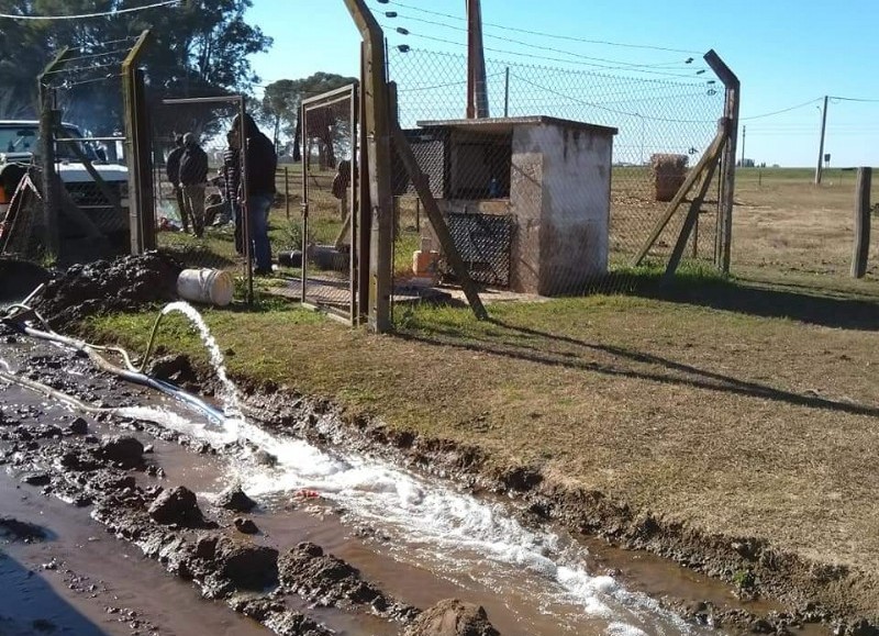 Labores en el pozo número 10.