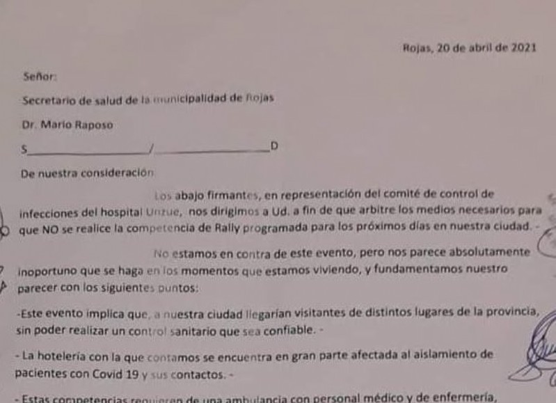 Fragmento de la nota.