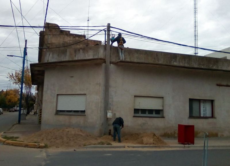 El edificio de Alem y Paso.