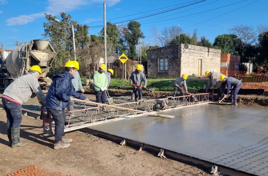 Avanza la pavimentación de la Avenida Diego Trillo