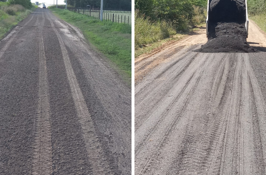 Mejoras viales en el acceso desde Ruta 188
