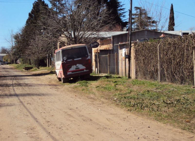 El colectivito rojo.