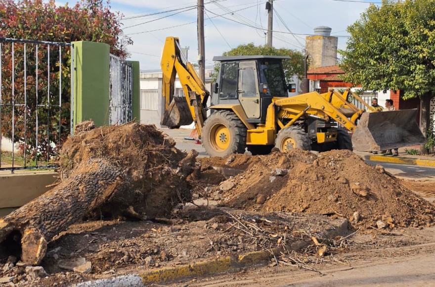Avanzan las obras de puesta en valor de la Plaza de Educación Vial “Juan Gálvez”