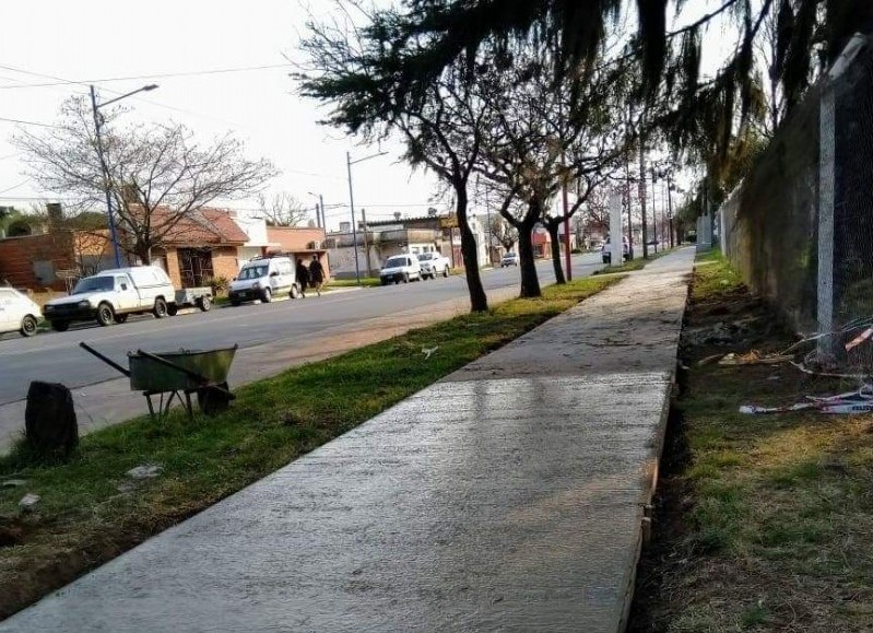 Obra conjunta con Bomberos Voluntarios.