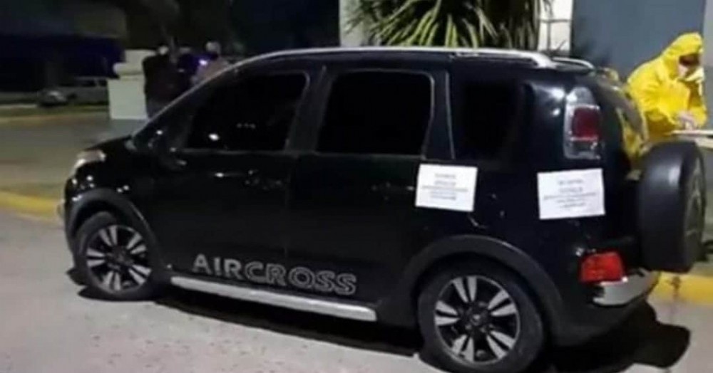 Auto secuestrado.