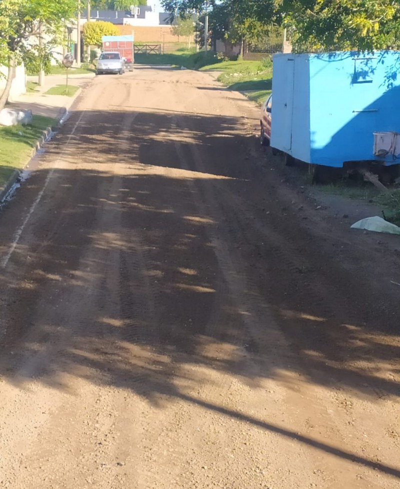 Mejoras en la vía pública.