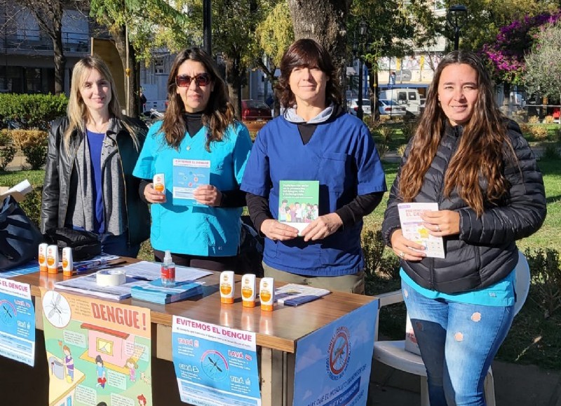 Actividad en Plaza San Martín.