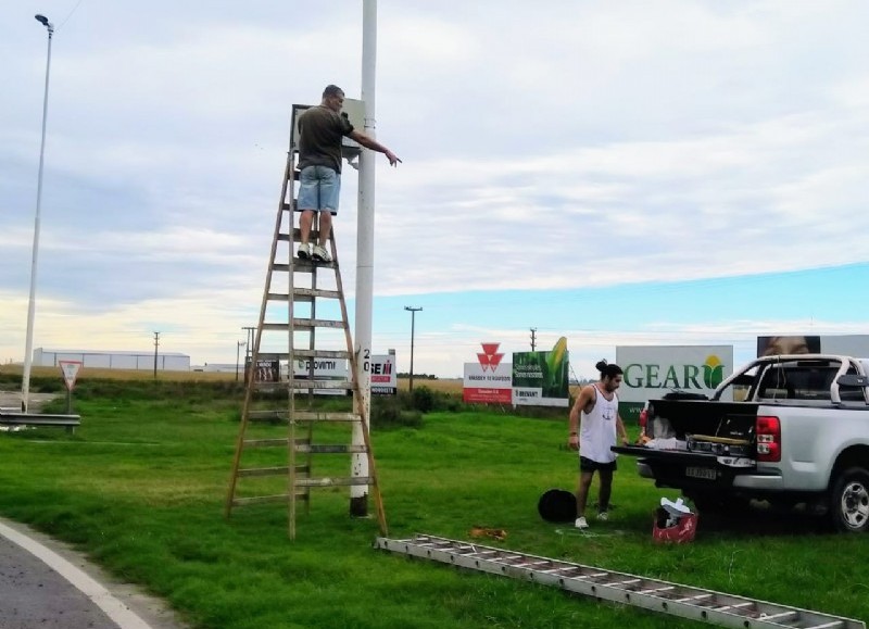 Trabajos de instalación.