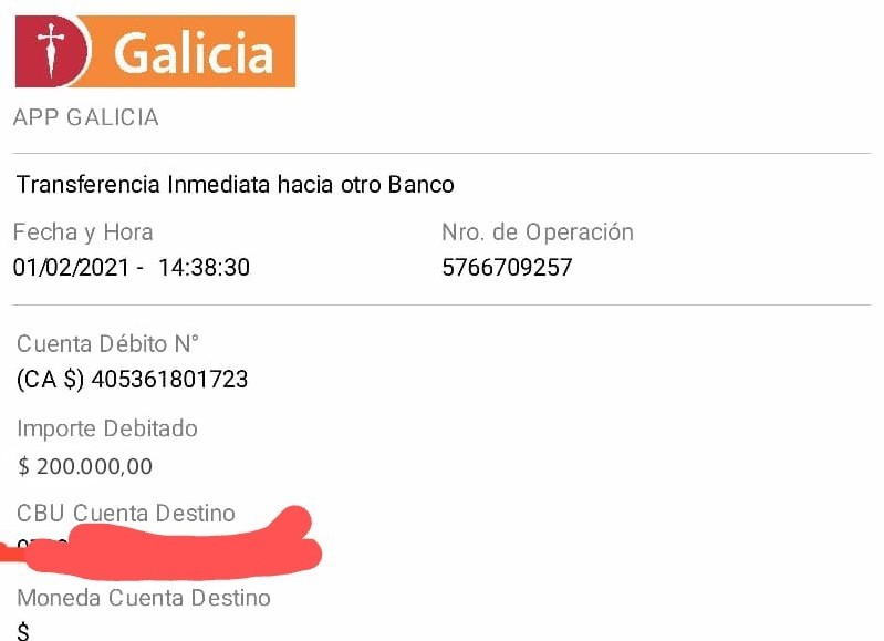 El supuesto error.