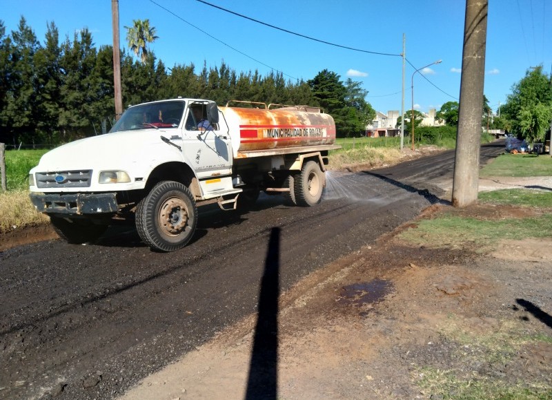 Labores de estabilización.