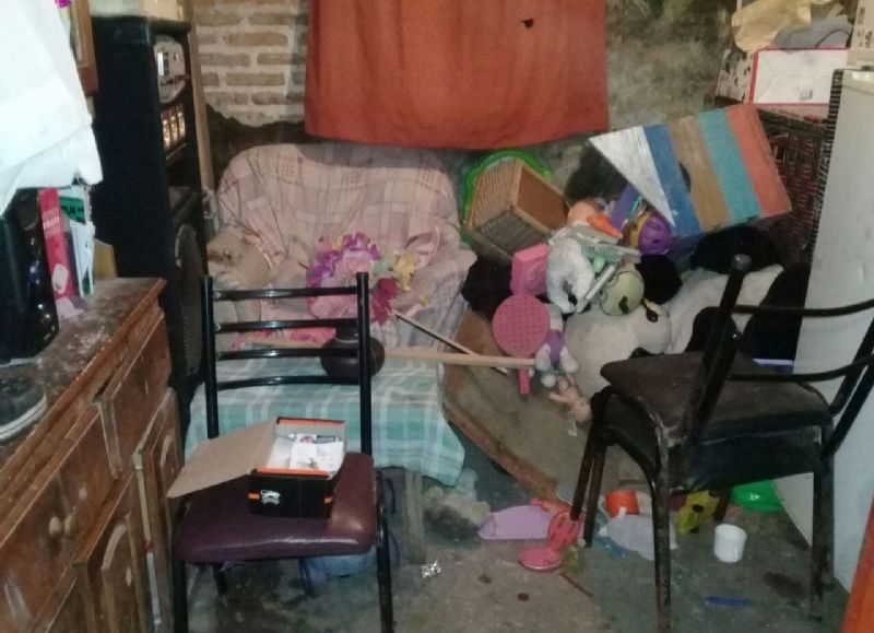 Destrozos varios.
